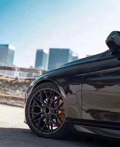 racing 17 inch wheels 5x114.3 custom forged alloy passenger car wheels Matte black replica Casting rims for rolls royce rims